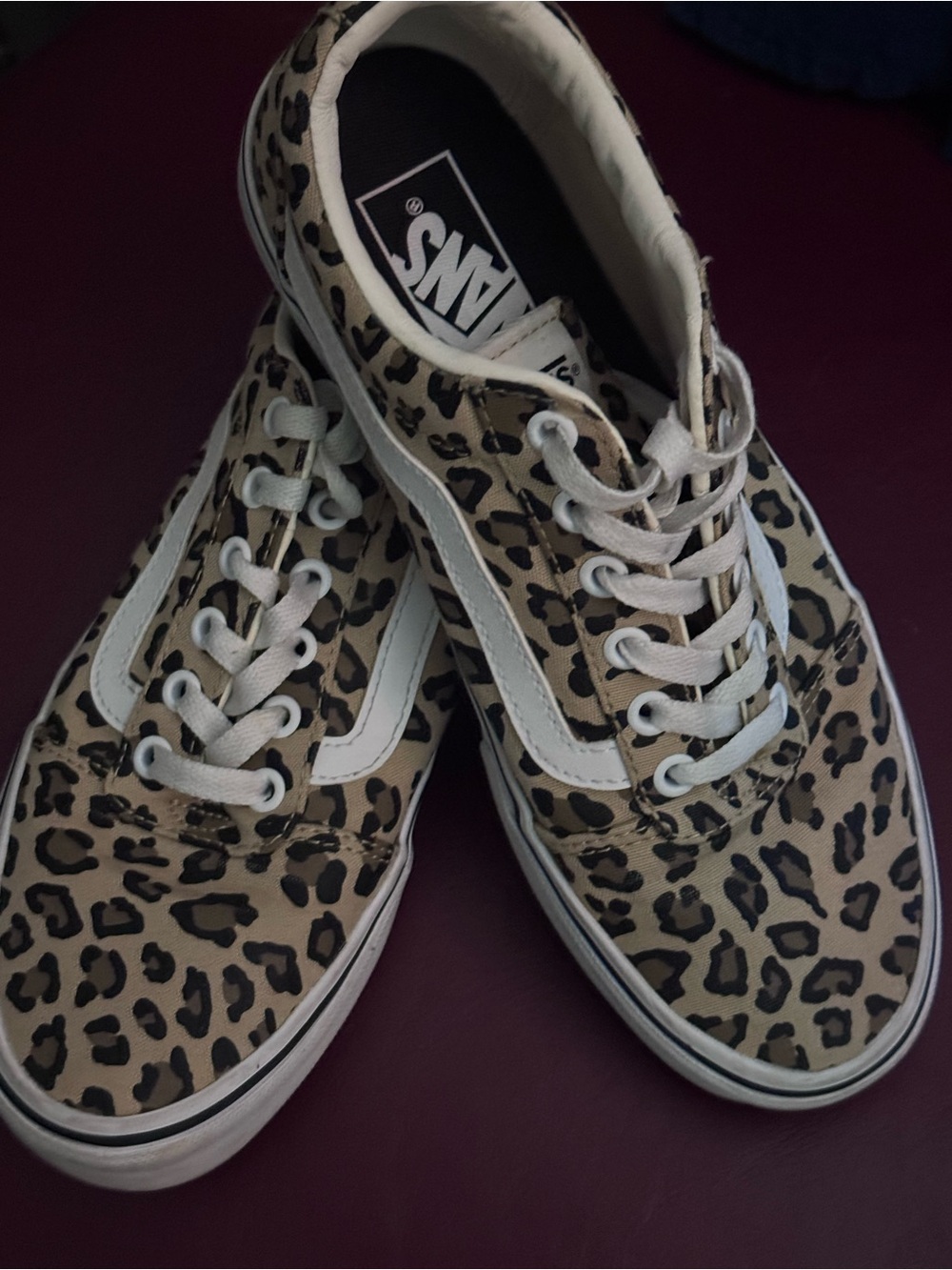 Vans Old Skool Sneakers Animal Print Women 8.5